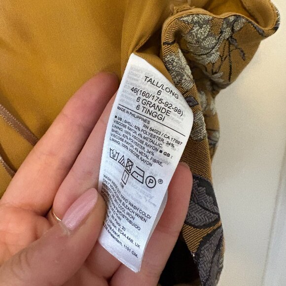 Banana Republic - Cora Brocade Bustier - Sz. 6 Tall - Picture 6 of 8